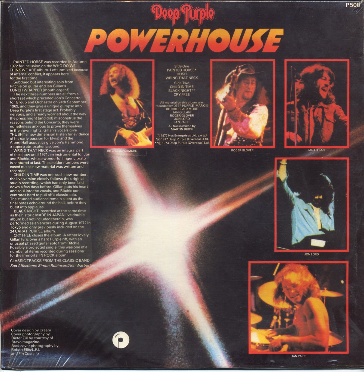 DEEP PURPLE / POWERHOUSE (1LP) PURPLE RECPRDS / P500