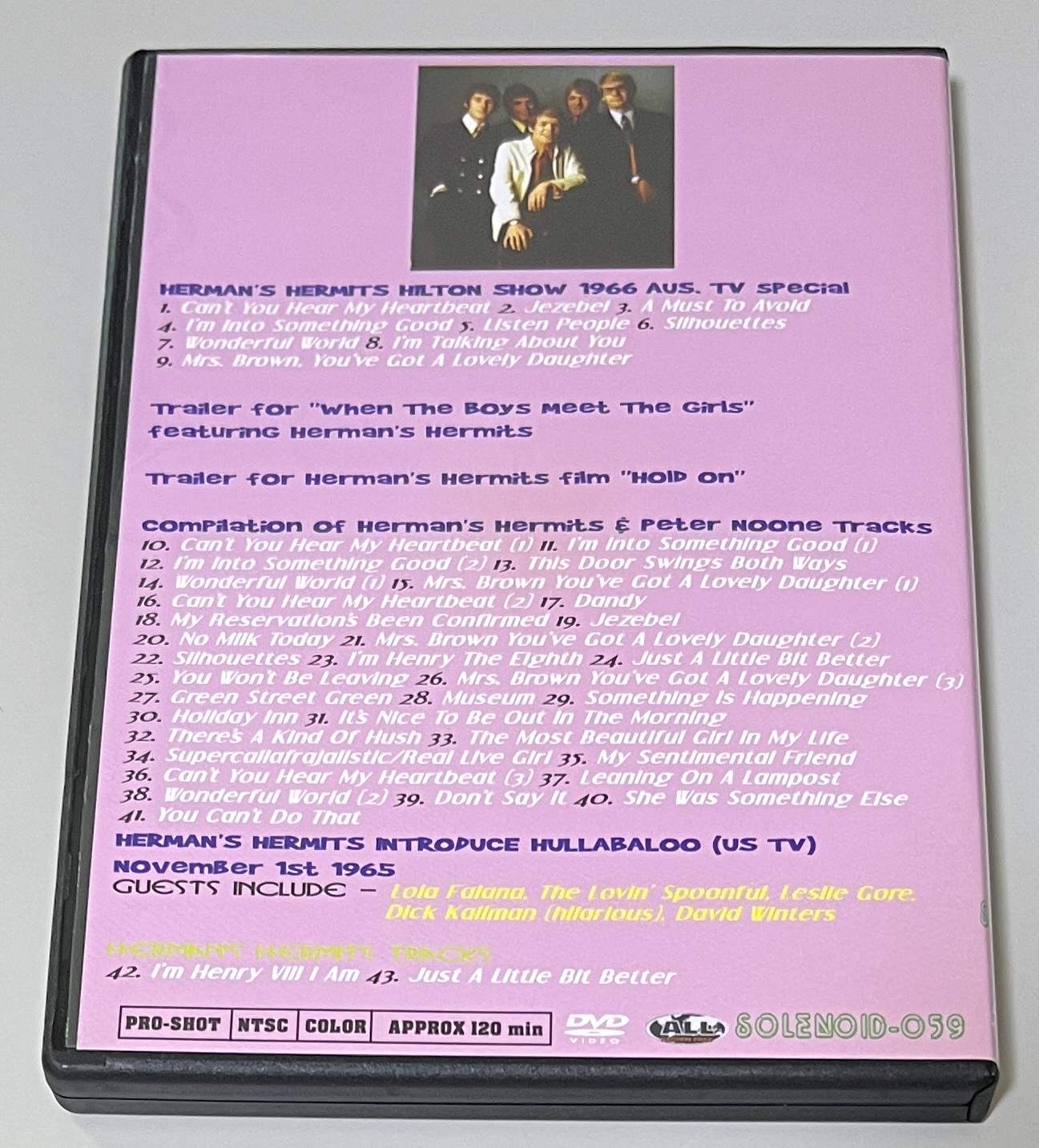 HERMAN'S HERMITS / HERMANIA! 64-68 (1DVD-R) SOLENOID-059