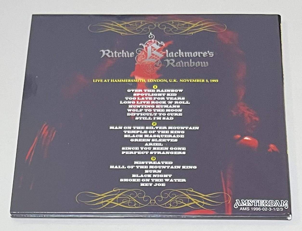 RITCHIE BLACKMORE'S RAINBOW / EXTRA LONG + EXCHANGE (3CD+1CD) AMSTERDAM / AMS 1996-02-3-1/2/3+AMS 1996-02-3-2X