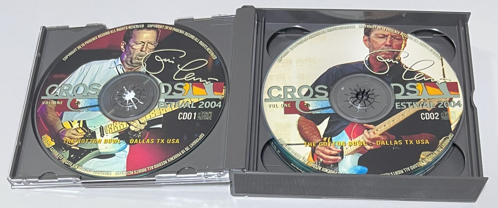 VARIOUS ARTISTS / ERIC CLAPTON'S CROSSROADS FESTIVAL 2004: THE COTTON BOWL, DALLAS TX 6TH JUNE 2004 ONE (4CD-R) PHOENIX RECORD / E-20040606 ONE