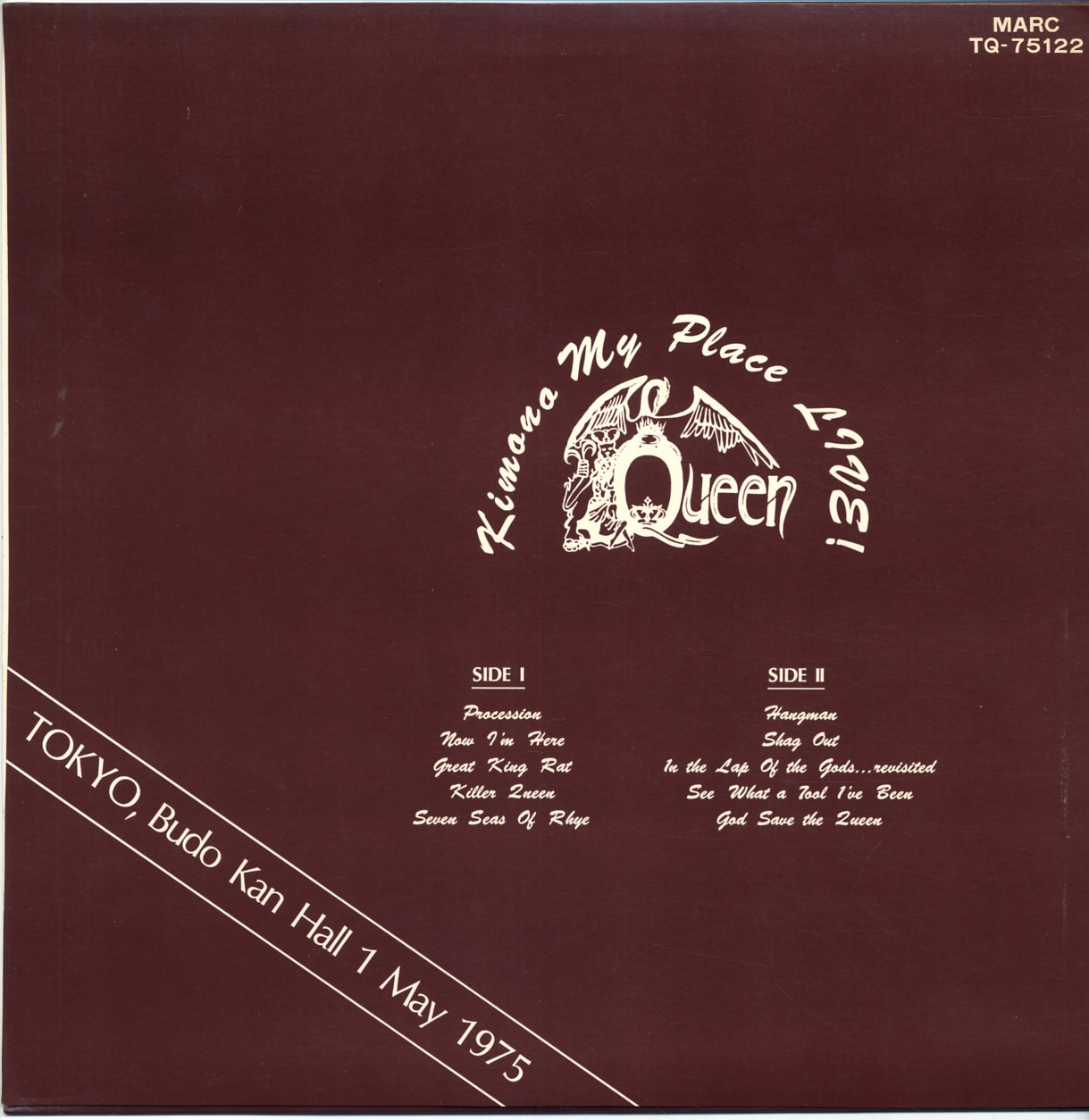 QUEEN / KIMONO MY PLACE LIVE! (1LP) MARC TQ-75122 | 中古品ROCK