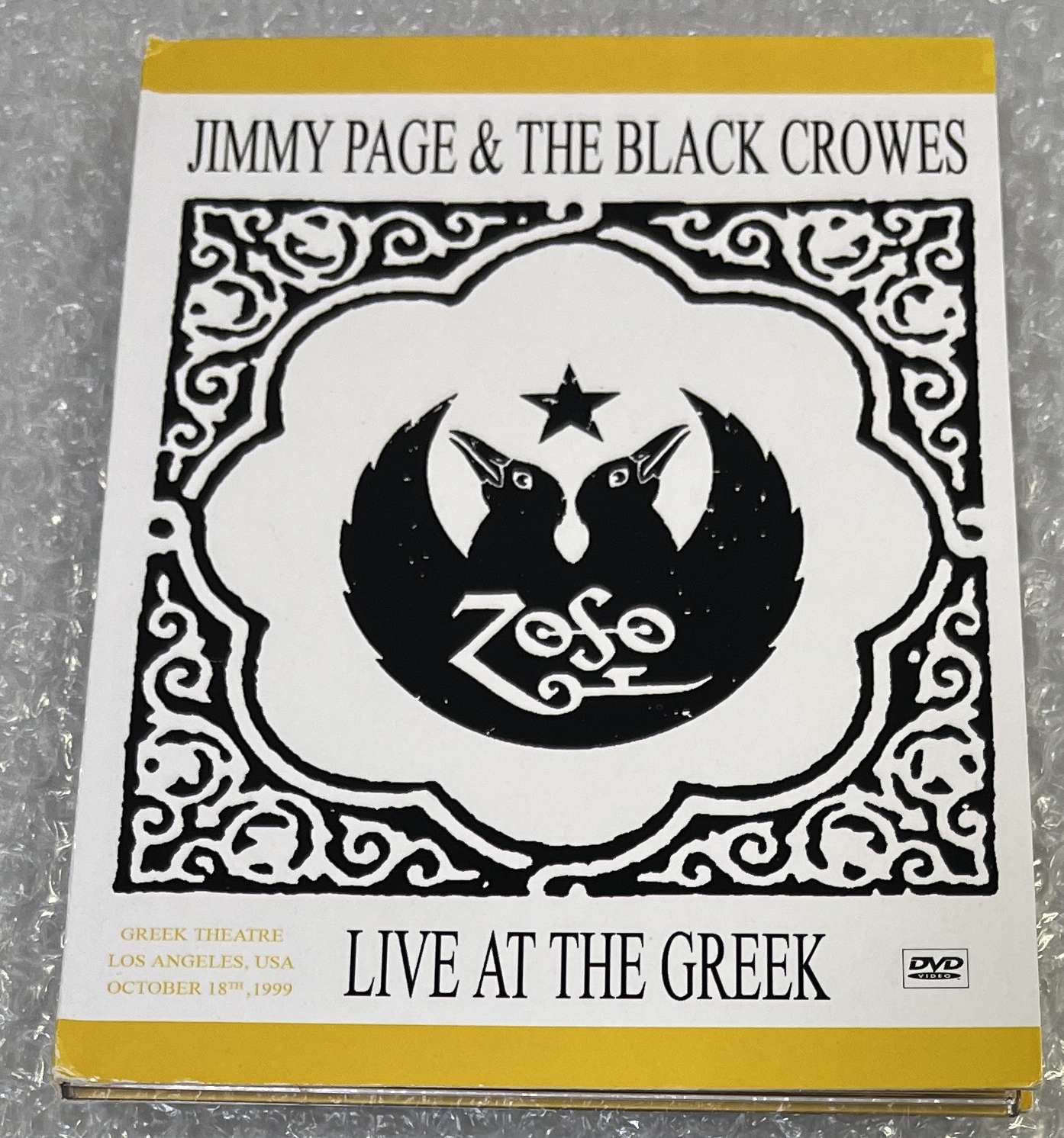 JIMMY PAGE & THE BLACK CROWES / LIVE AT THE GREEK (1DVD) UPPER CLASS ENTERTAINMENT / UCE-016