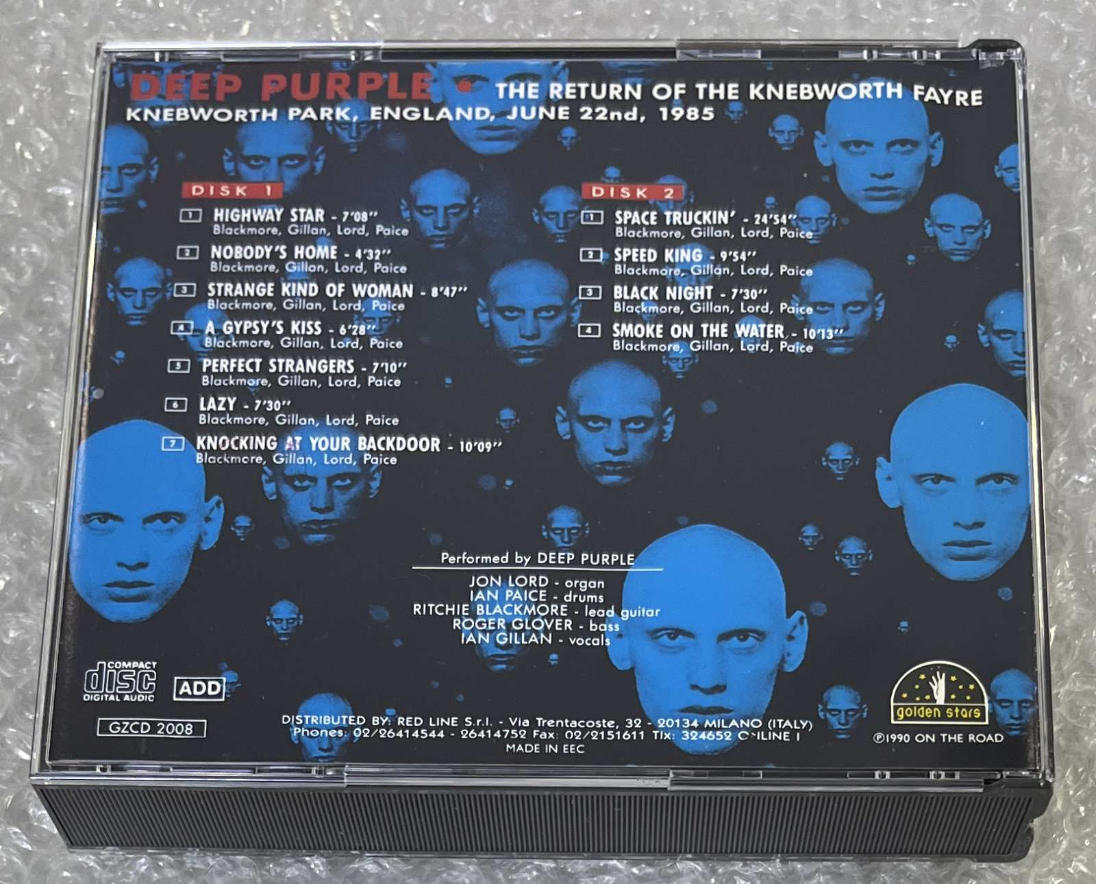 DEEP PURPLE / THE RETURN OF THE KNEBWORTH FAYRE (2CD) GOLDEN STARS / GZCD 2008