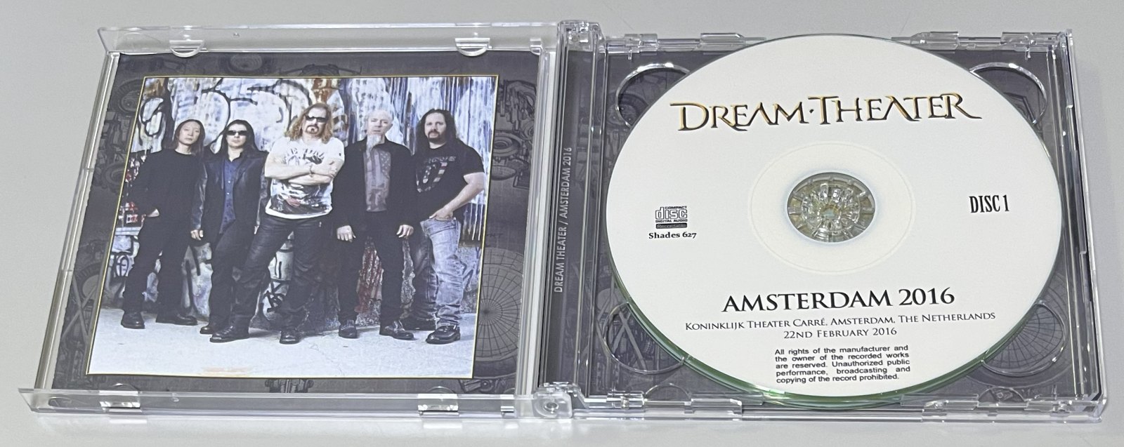 DREAM THEATER / AMSTERDAM 2016 (2CD-R) SHADES 627