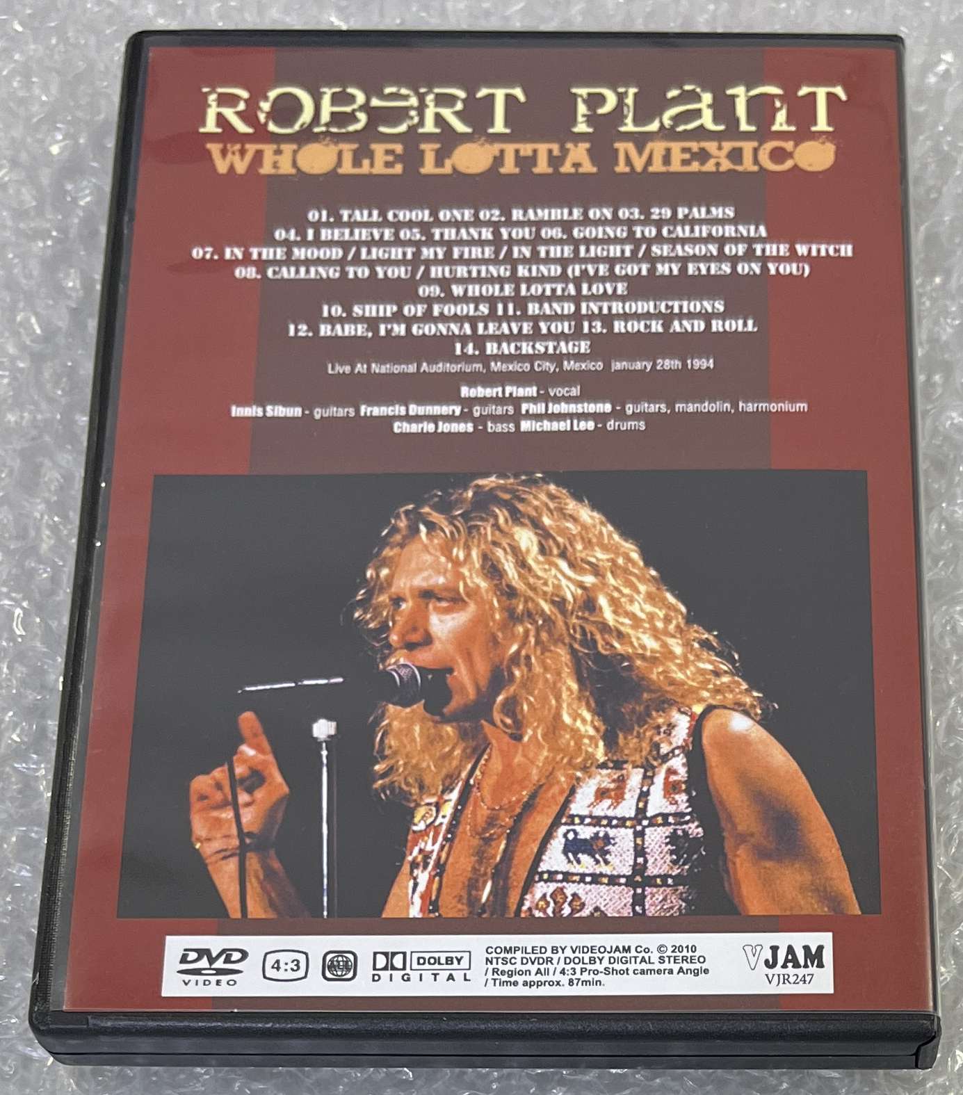 ROBERT PLANT / WHOLE LOTTA MEXICO (1DVD-R) V JAM / VJR247