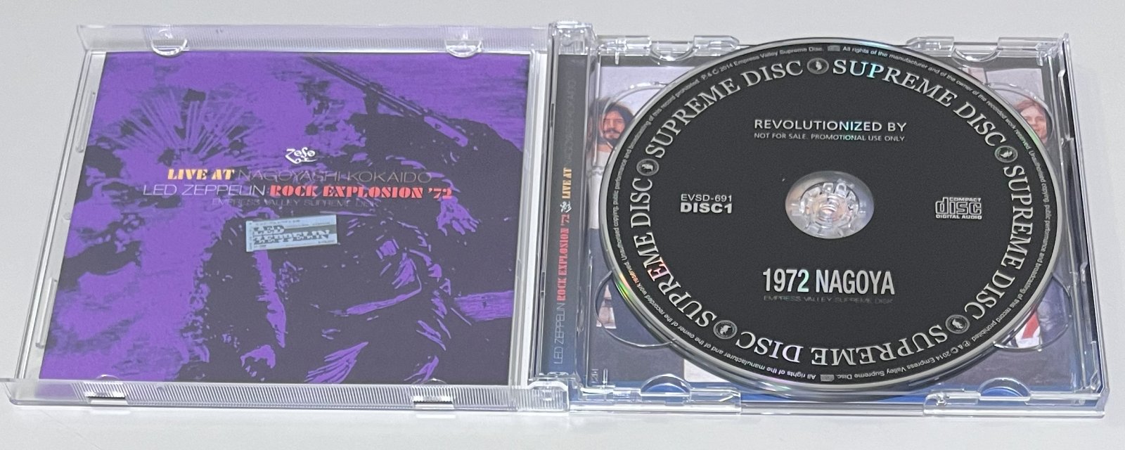 LED ZEPPELIN / ROCK EXPLOSION '72: LIVE AT NAGOYASHI KOKAIDO (2CD) EMPRESS VALLEY SUPREME DISK / EVSD-691/692