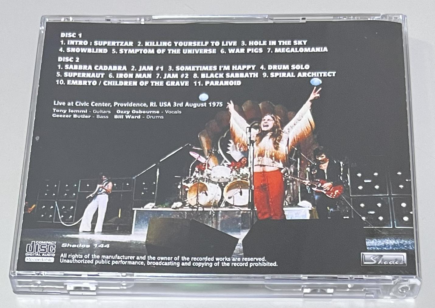 BLACK SABBATH / MEGALOMANIA (2CD-R) SHADES 684