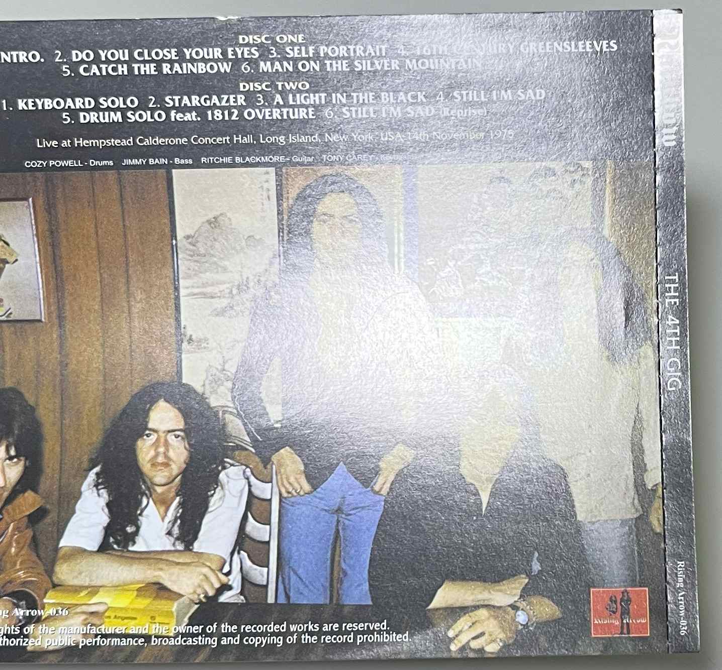 RAINBOW / THE 4TH GIG (2CD) RISING ARROW-036