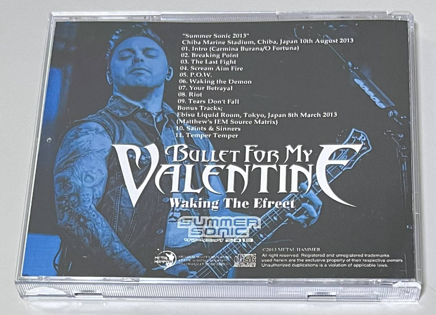 BULLET FOR MY VALENTINE / WAKING THE EFREET (1CD-R) METAL HAMMER / MHCD-144