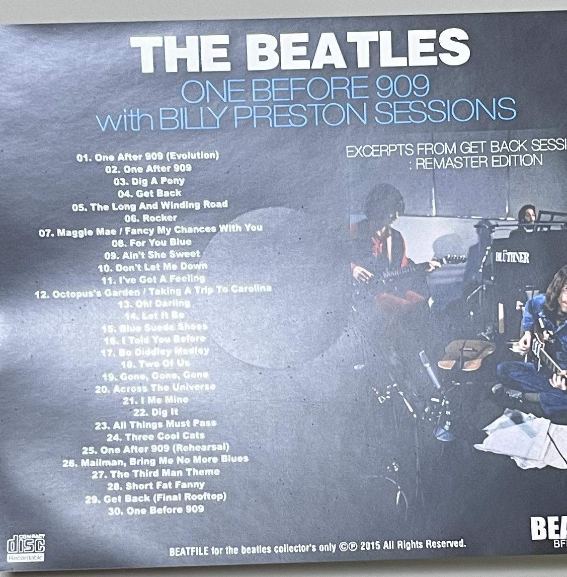 BEATLES / ONE BEFORE 909 (1CD-R) BEAT FILE / BFP072CDR | 中古品