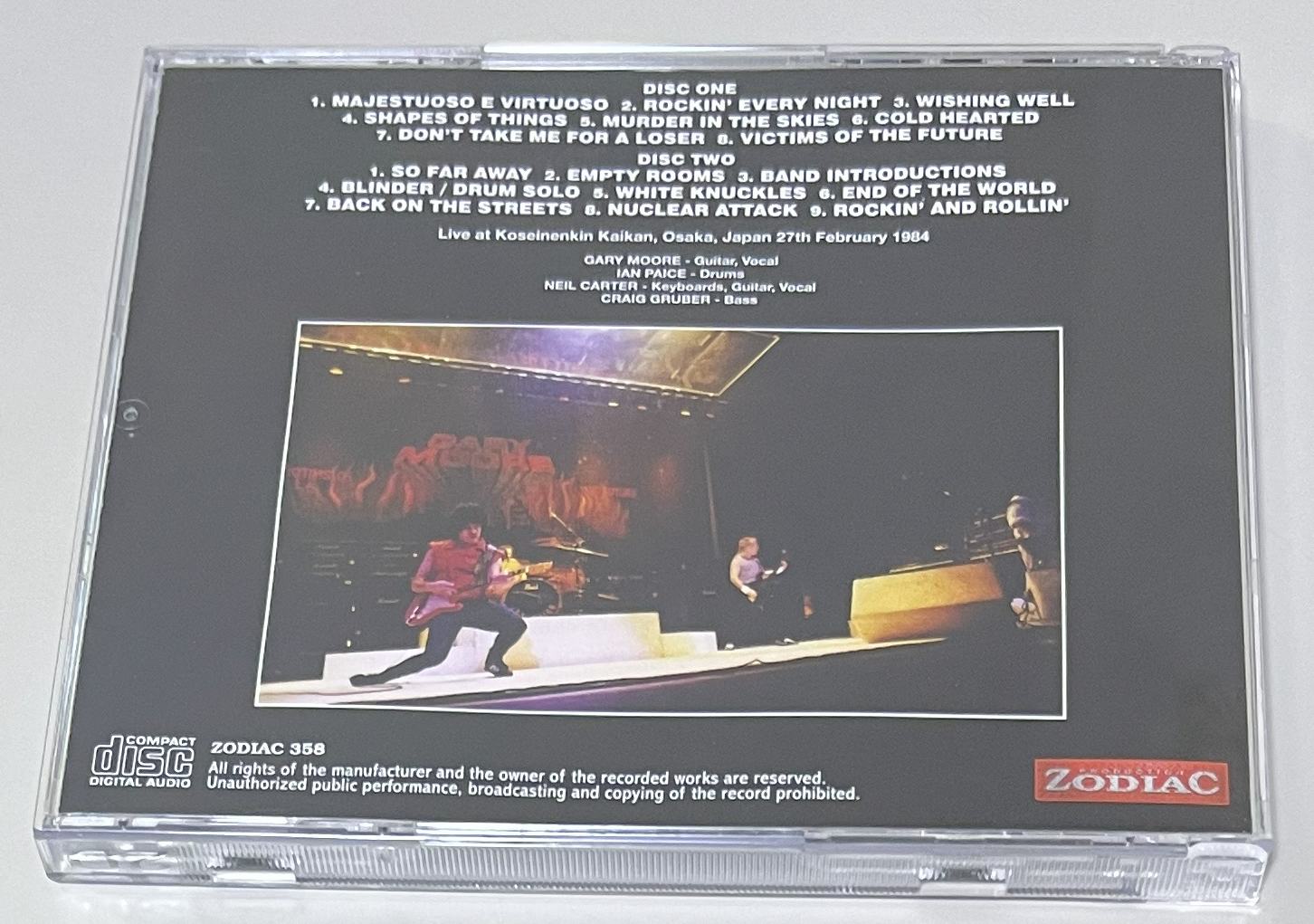 GARY MOORE / OSAKA 1984 2ND NIGHT (2CD) ZODIAC 358