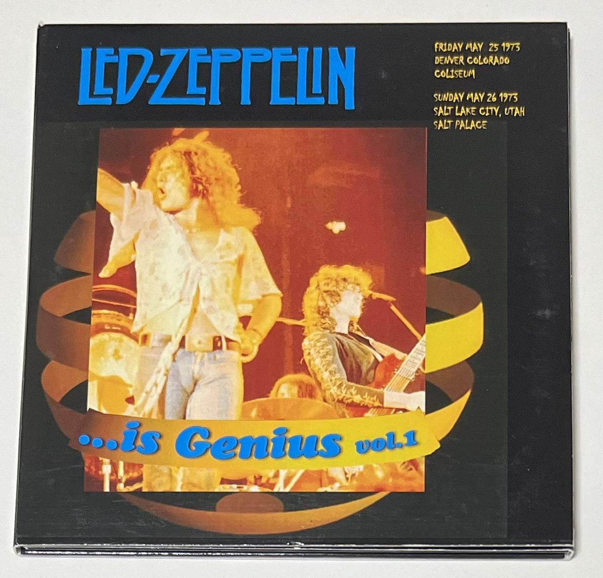 激レア les c.u.d. 001 1993年発行 フリーペーパー LED ZEPPELIN / IS GENIUS VOL.1 (3CD-R) BEELZEBUB REC / BSD 34