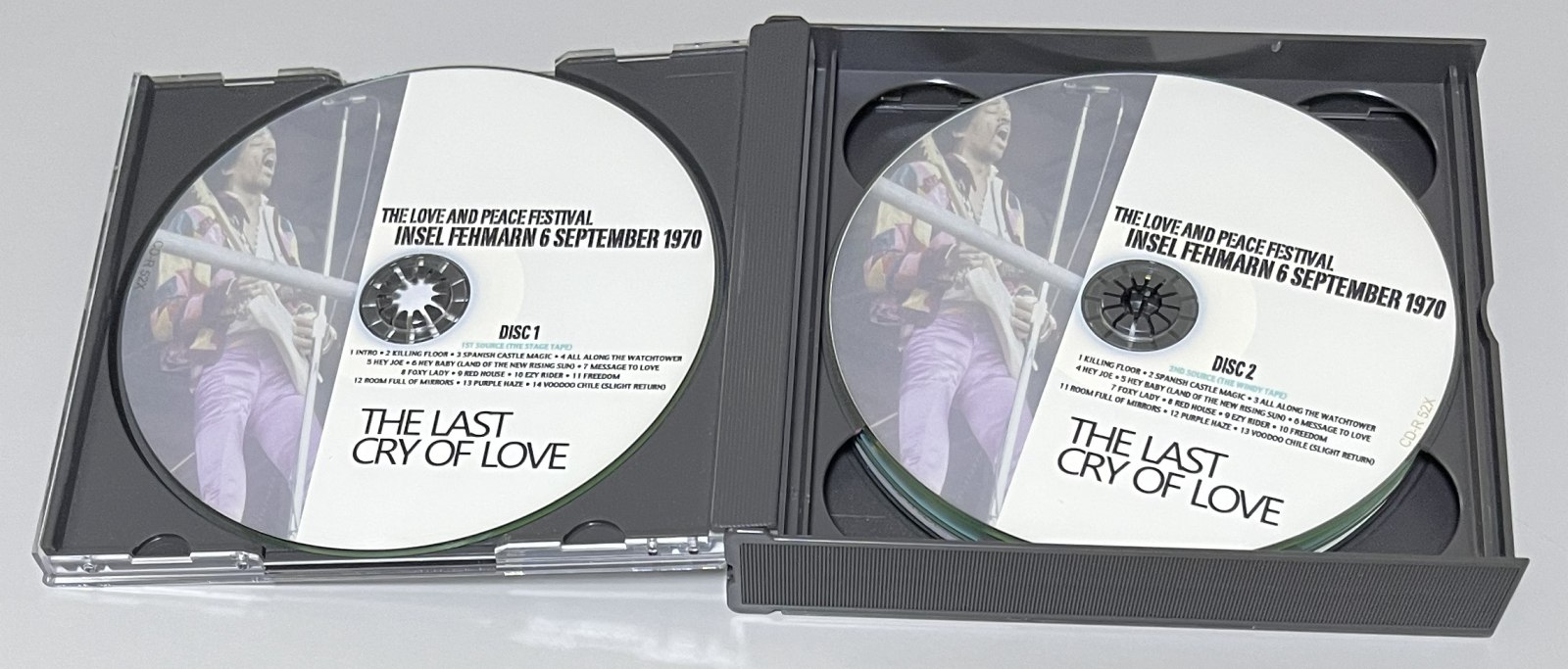 JIMI HENDRIX / THE LAST CRY OF LOVE (4CD-R) NO LABEL