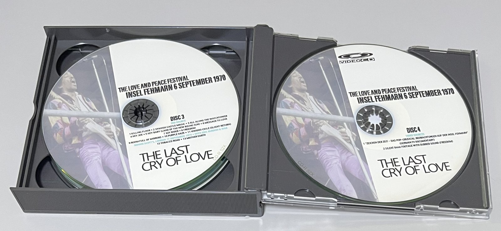 JIMI HENDRIX / THE LAST CRY OF LOVE (4CD-R) NO LABEL