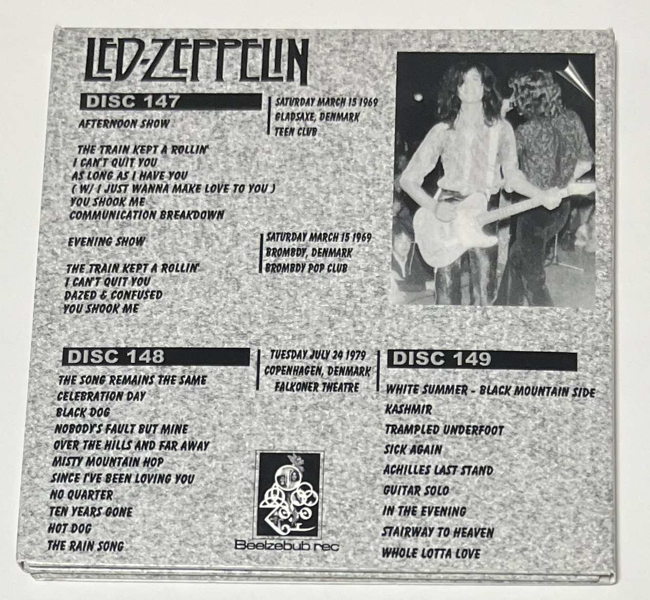 LED ZEPPELIN / BACK TO THE BEGINNING (3CD-R) BEELZEBUB REC / BSD