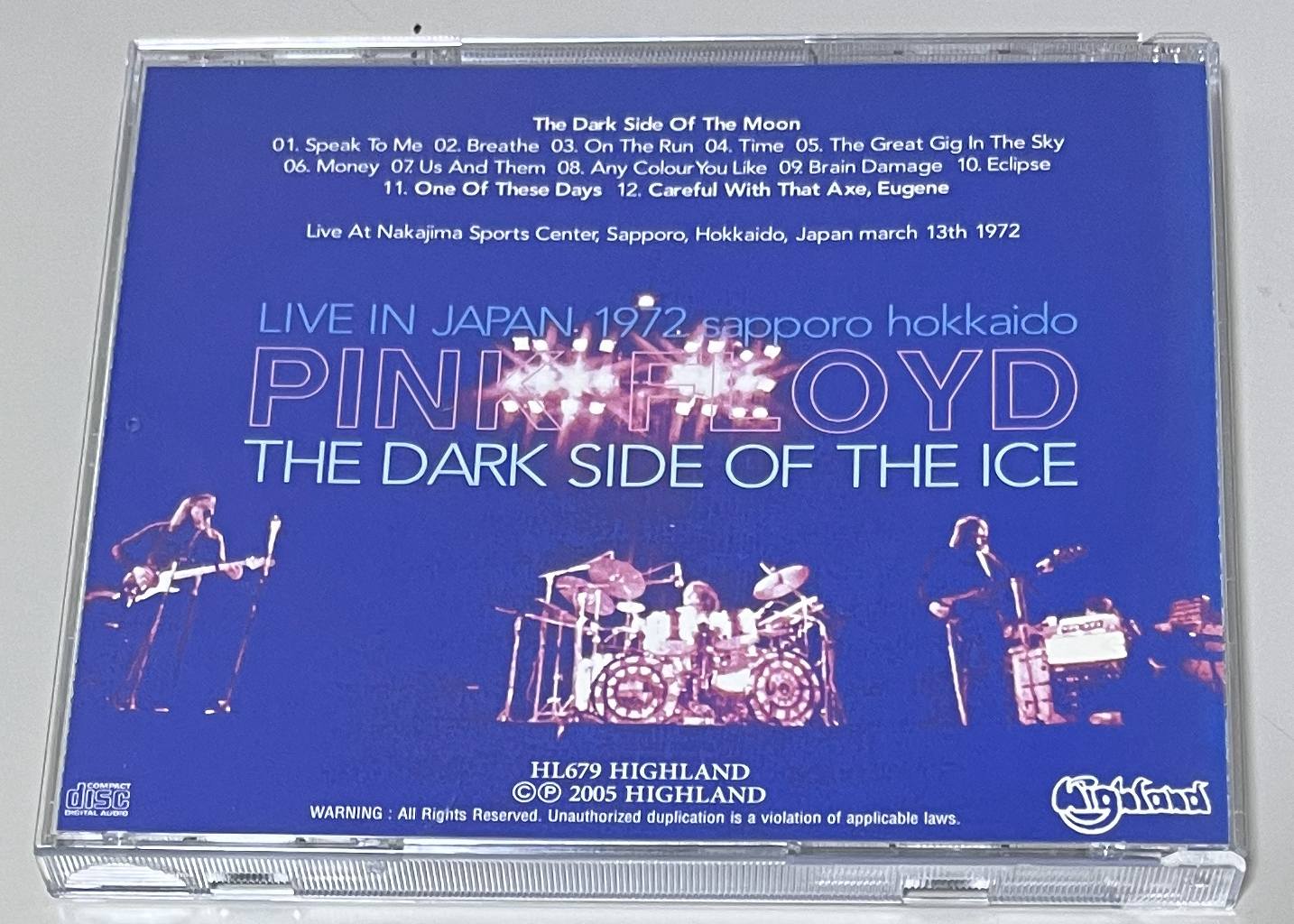 PINK FLOYD / THE DARK SIDE OF THE ICE (1CD) HIGHLAND / HL679