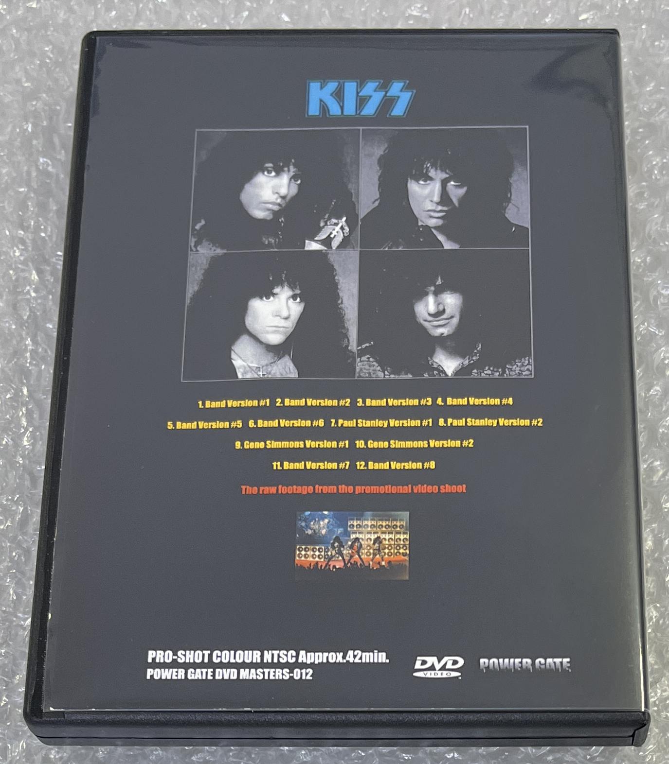KISS / CRAZY CRAZY NIGHTS: THE RAW FOOTAGE (1DVD-R) POWER GATE DVD MASTERS-012
