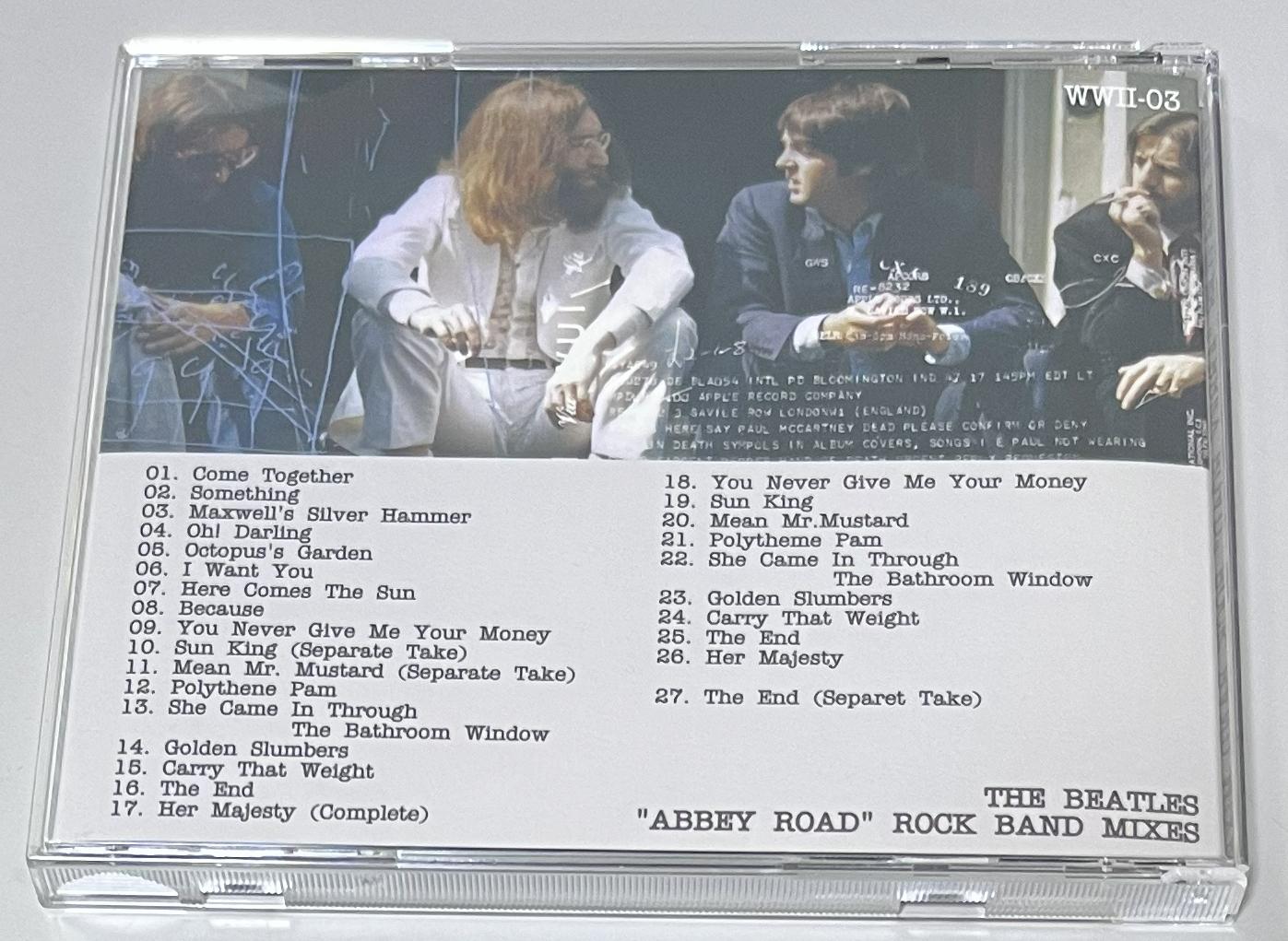 BEATLES / "ABBEY ROAD" ROCK BAND MIXES (1CD) WWII-03