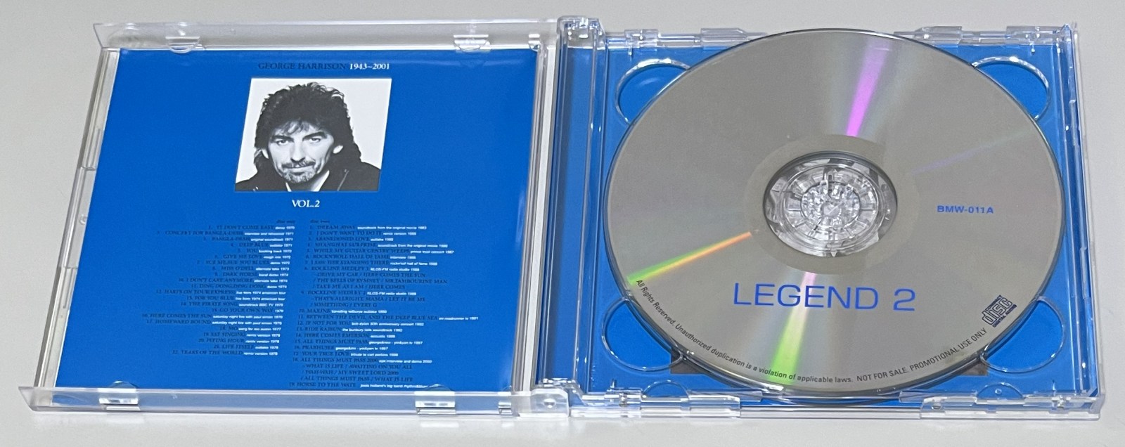 GEORGE HARRISON /  ANTHOLOGY: LEGEND OF A LEG END VOL.2 (2CD) BMW011 A/B