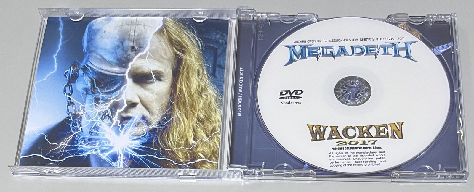 MEGADETH / WACKEN 2017 (1DVD-R) SHADES 774