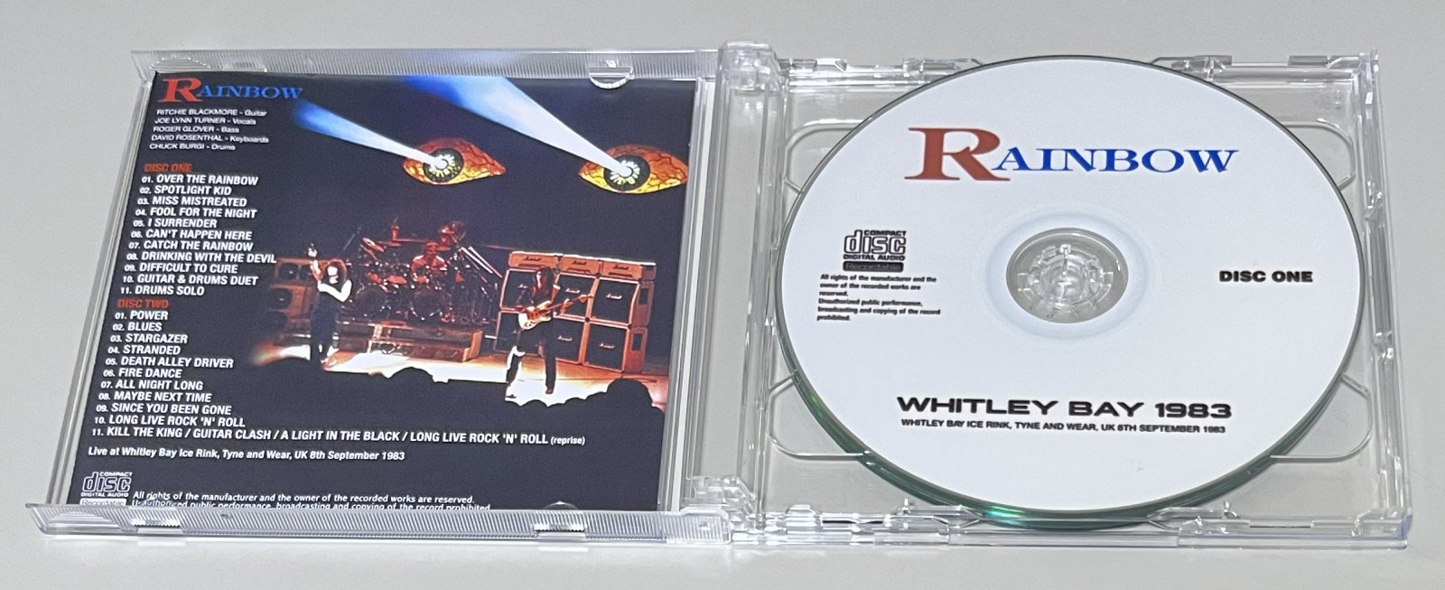 RAINBOW / WHITLEY BAY 1983 (2CD-R) GIFT TITTLE