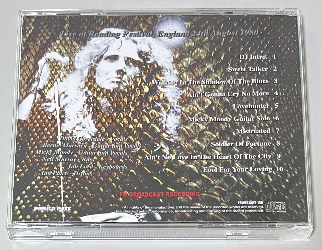 WHITESNAKE / BLOOD AND FLAG (1CD) POWER GATE-156