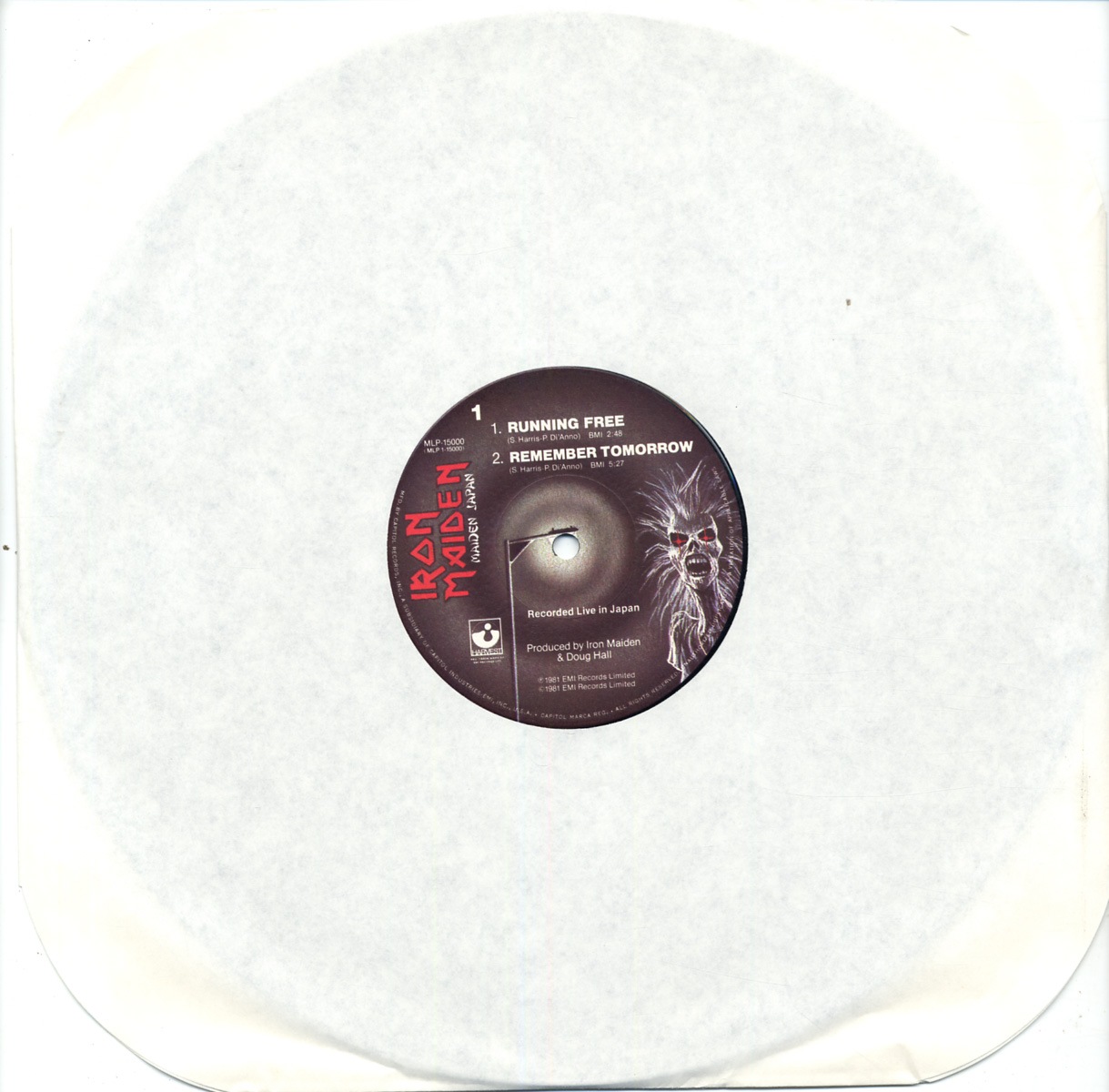 IRON MAIDEN / MAIDEN JAPAN (1LP) HARVEST / MLP-15000