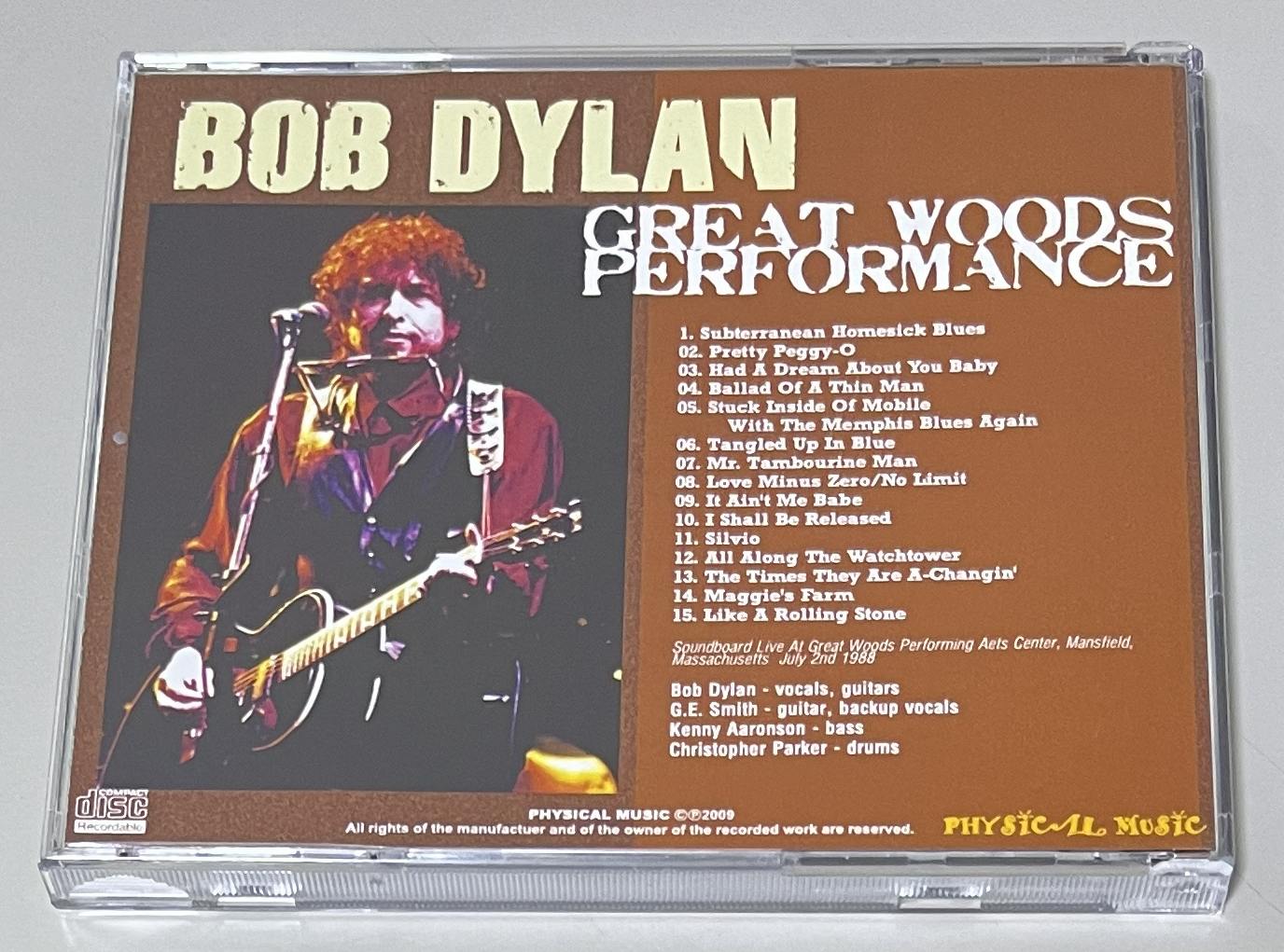 BOB DYLAN / GREAT WOODS PERFORMANCE (1CD-R) PHYSICAL MUSIC / PM-031