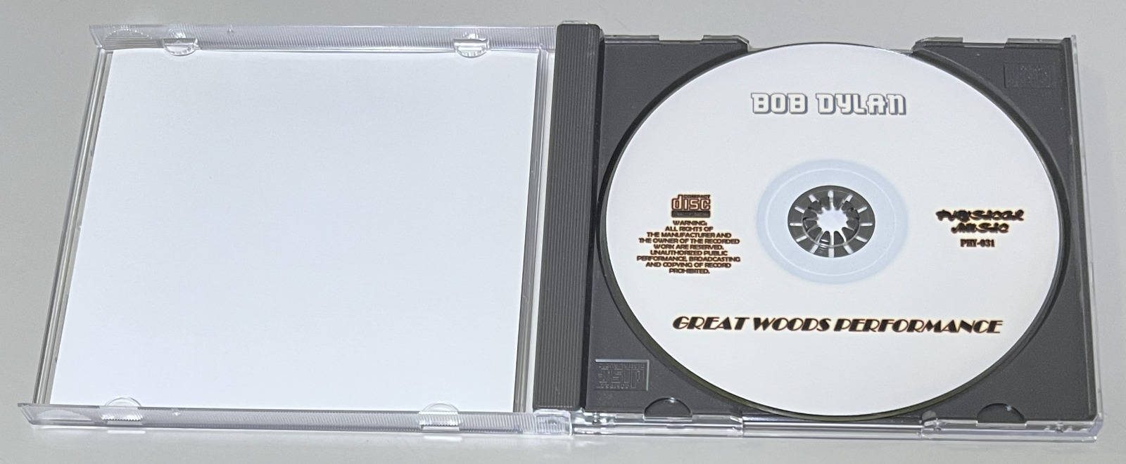 BOB DYLAN / GREAT WOODS PERFORMANCE (1CD-R) PHYSICAL MUSIC / PM-031