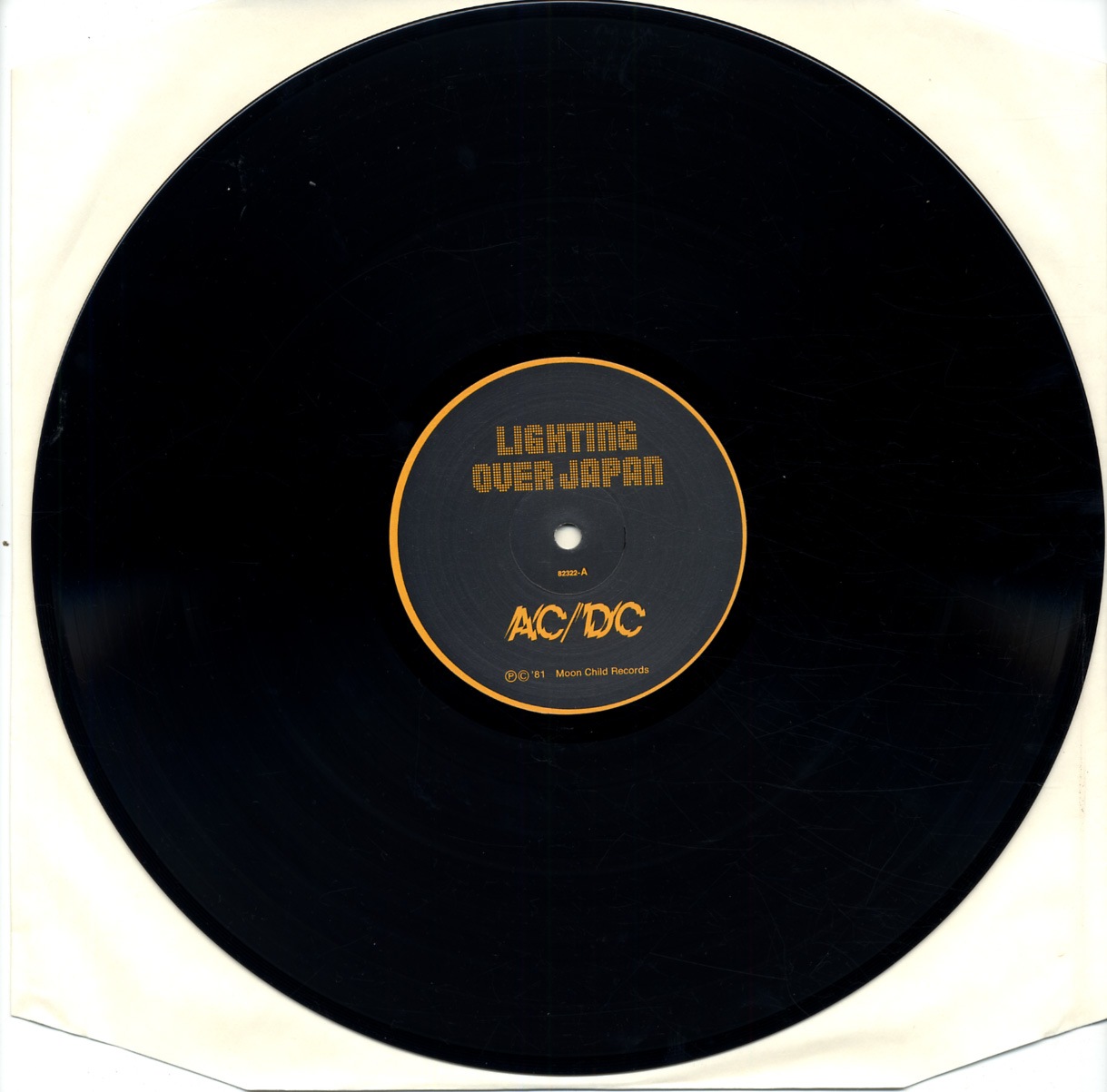 AC/DC / LIGHTING OVER JAPAN (1LP) MOON CHILD RECORDS / 82322