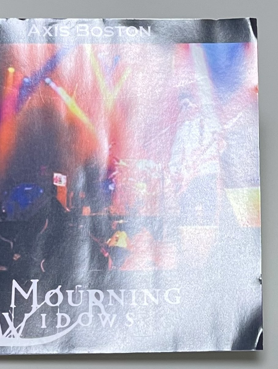 MOURNING WIDOWS / AXIS BOSTON (2CD-R) BONSAI / BSI-1043