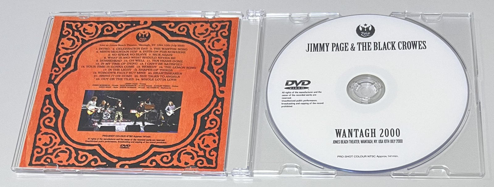 JIMMY PAGE & THE BLACK CROWES / WANTAGH 2000 (1DVD-R) GIFT TITTLE