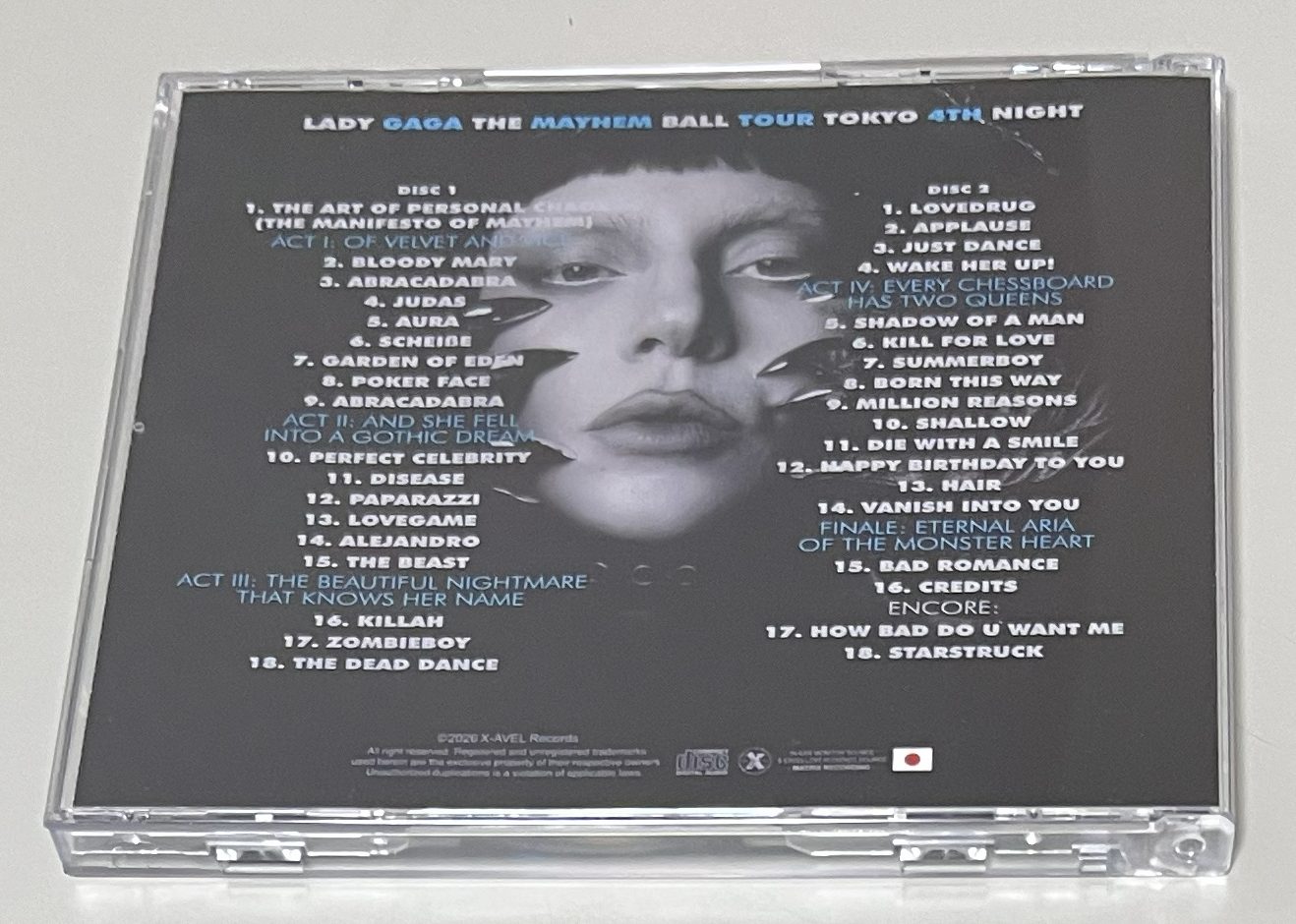 LADY GAGA / THE MAYHEM BALL TOUR TOKYO 4TH NIGT (2CD-R) XAVEL