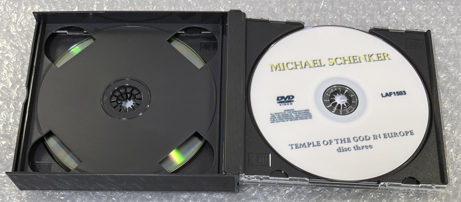 MICHAEL SCHENKER / TEMPLE OF THE GOD IN EUROPE (2CDR+1DVDR) LOST AND FOUND / LAF1501/1502/1503