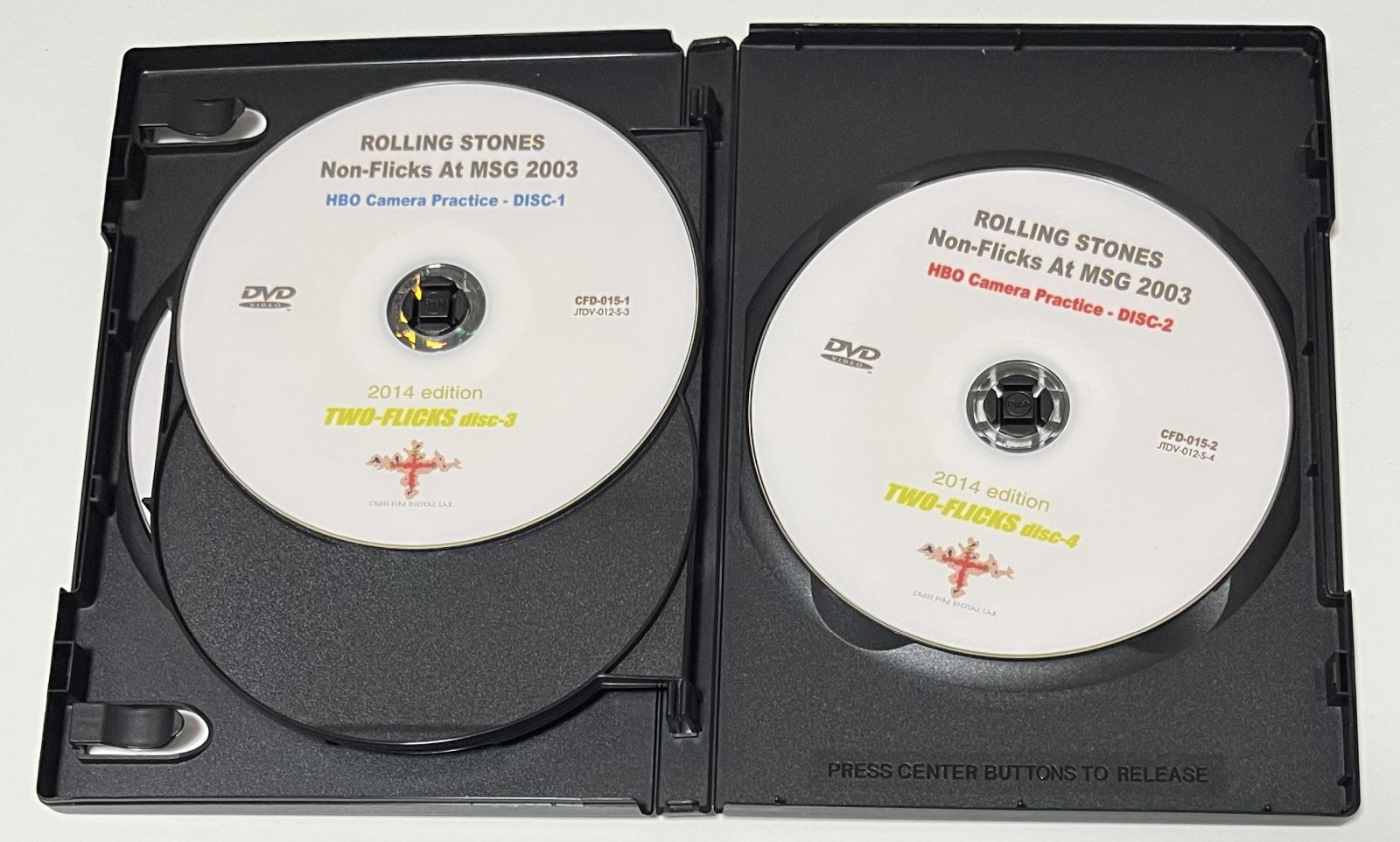 ROLLING STONES / TWO-FLICKS 2003 (4DVD-R) JOINTRIP / JTDV-012-S