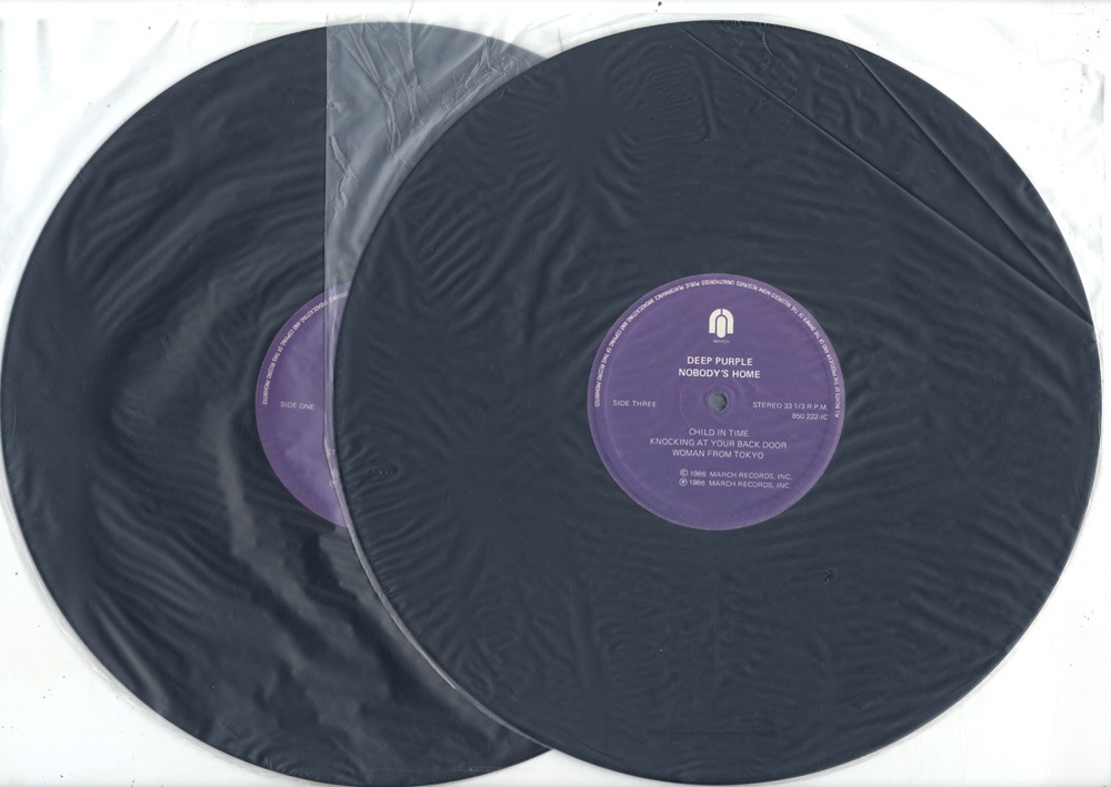 DEEP PURPLE / NOBODY'S HOME (2LP) MARCH RECORDS INC / 850 222-1
