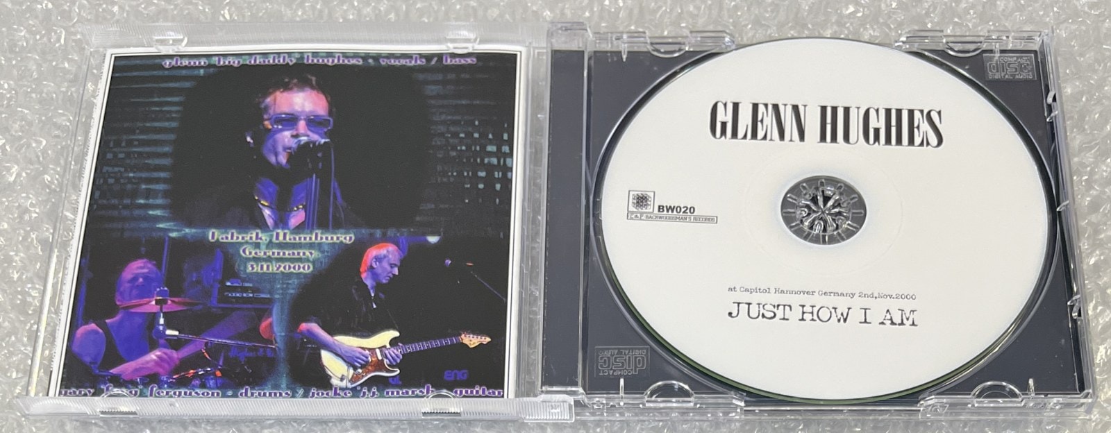GLENN HUGHES / JUST HOW I AM (1CD-R) BACKWOODSMAN'S RECORDS / BW020
