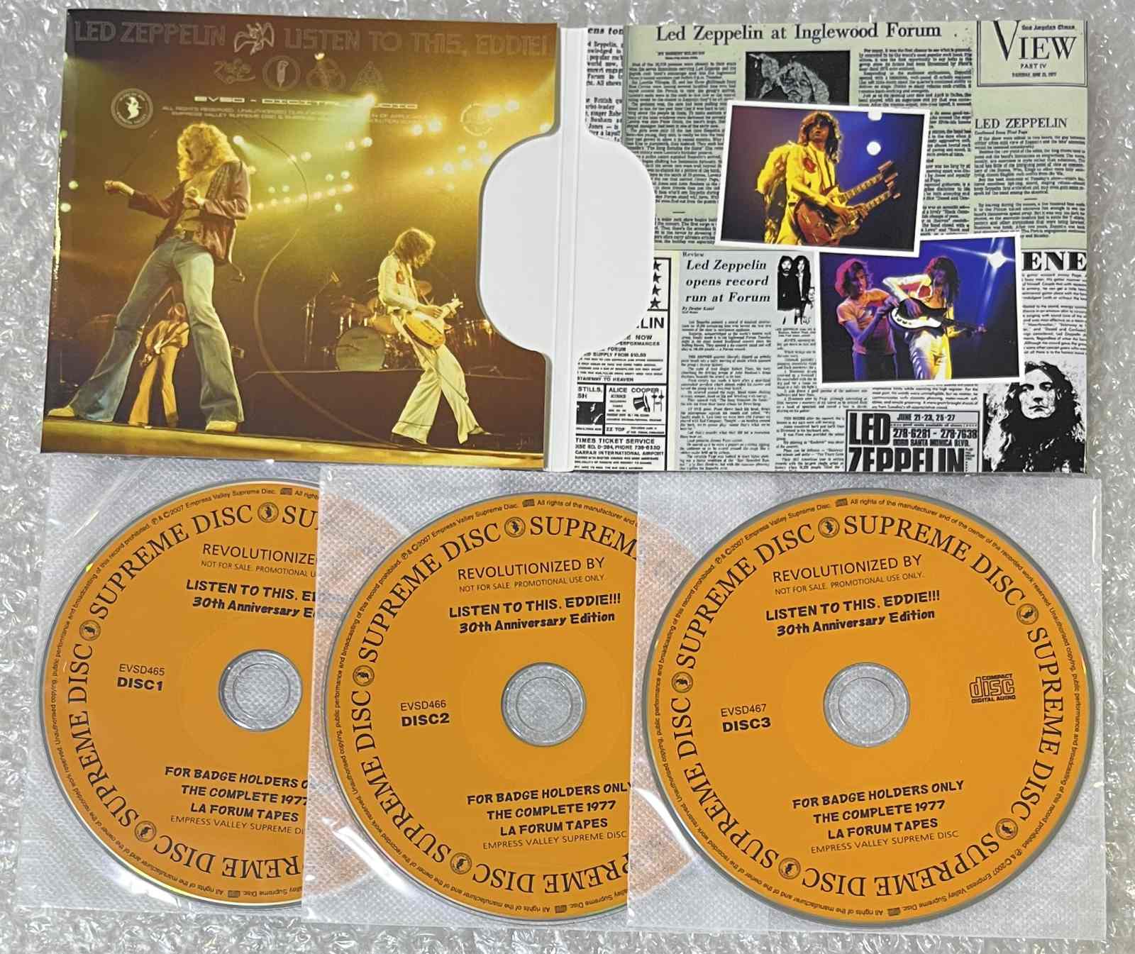 LED ZEPPELIN / LISTEN TO THIS, EDDIE!ֲԤξ(3CD) EMPRESS VALLEY SUPREME DISC / EVSD-465/466/467