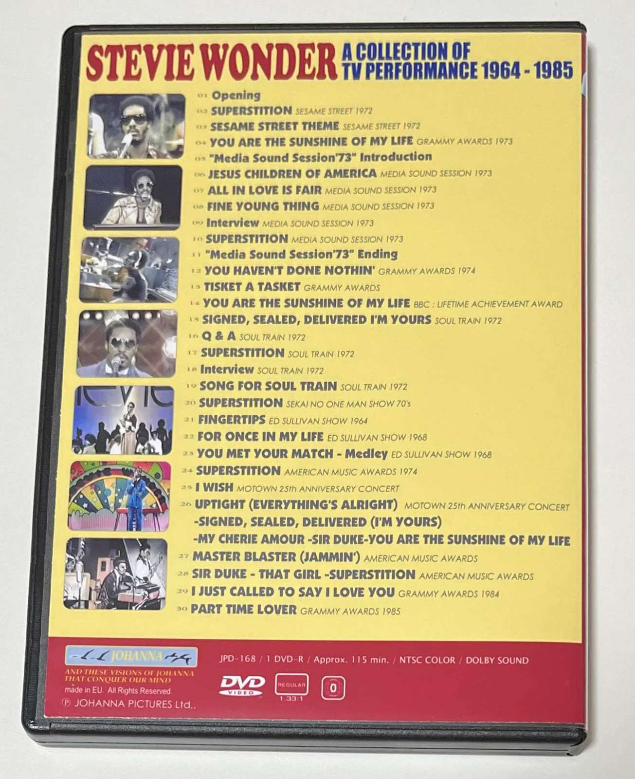STEVIE WONDER / EIGHTH WONDER (1DVD-R) JOHANNA / JPD-168 | すべて