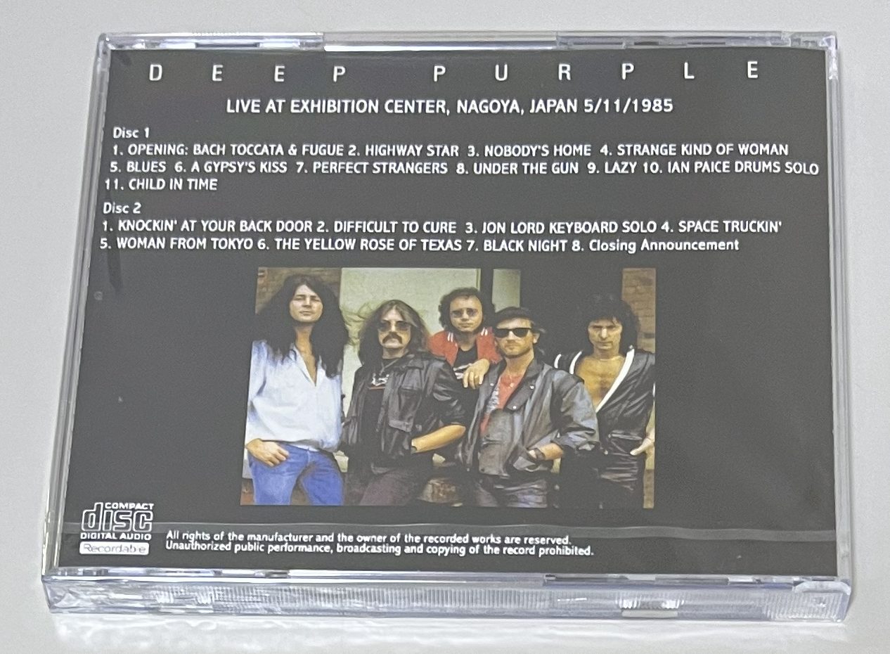 DEEP PURPLE / REUNION IN NAGOYA (2CD-R) LANGLEY-228