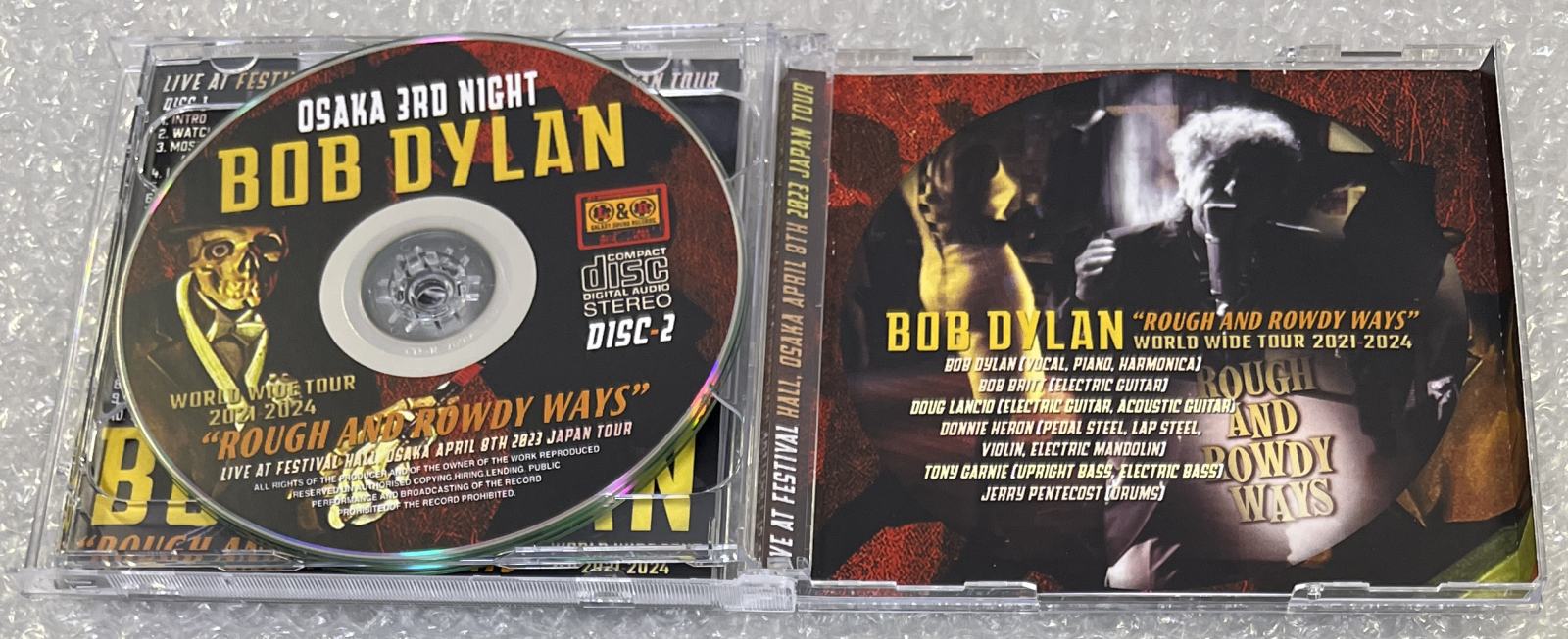 BOB DYLAN / OSAKA 3RD NIGHT (2CD-R) L&R GALAXY SOUND RECORDS / L&R-002