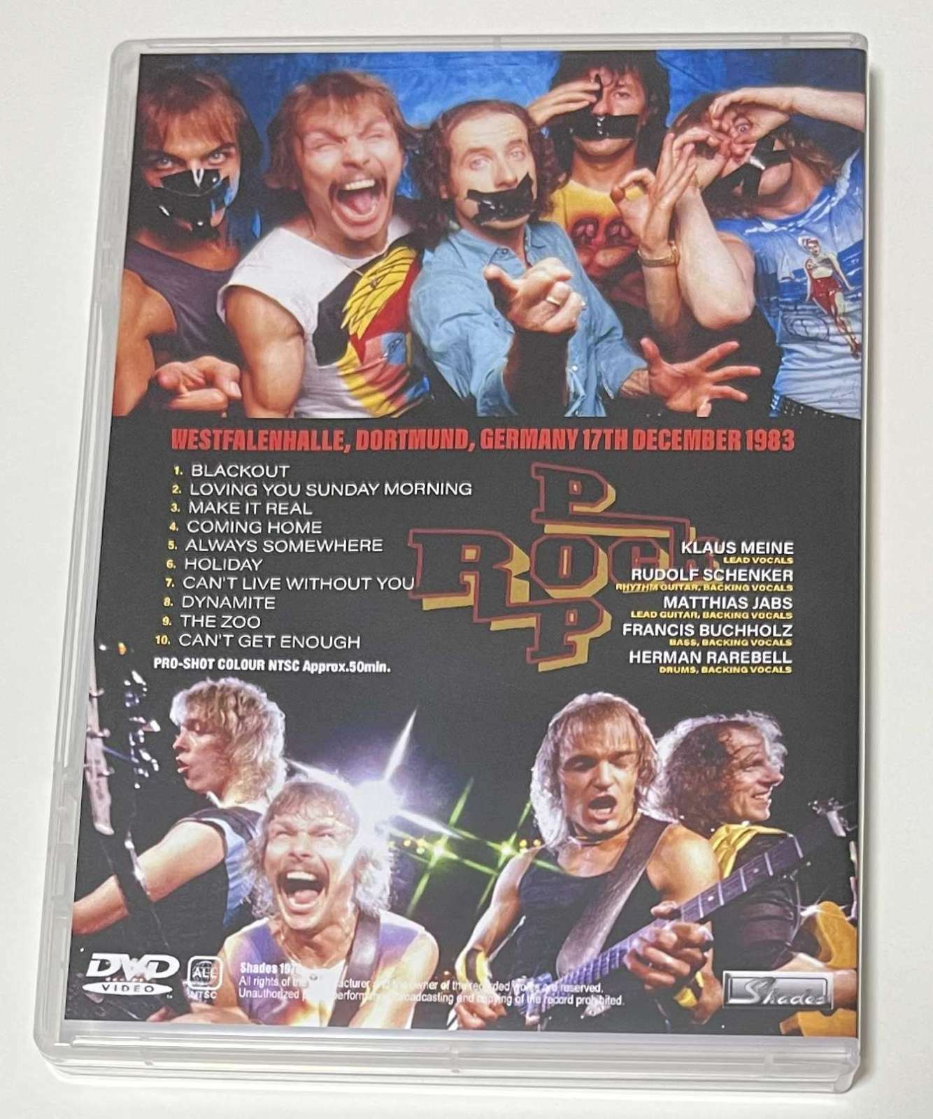 SCORPIONS / ROCKPOP IN CONCERT 1983 (1DVD-R) SHADES 1978 | すべて