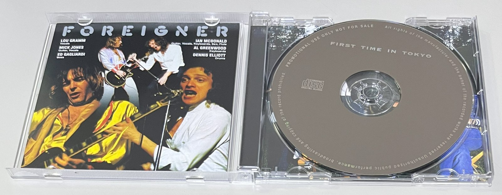 FOREIGNER / FIRST TIME IN TOKYO (1CD) NO LABEL