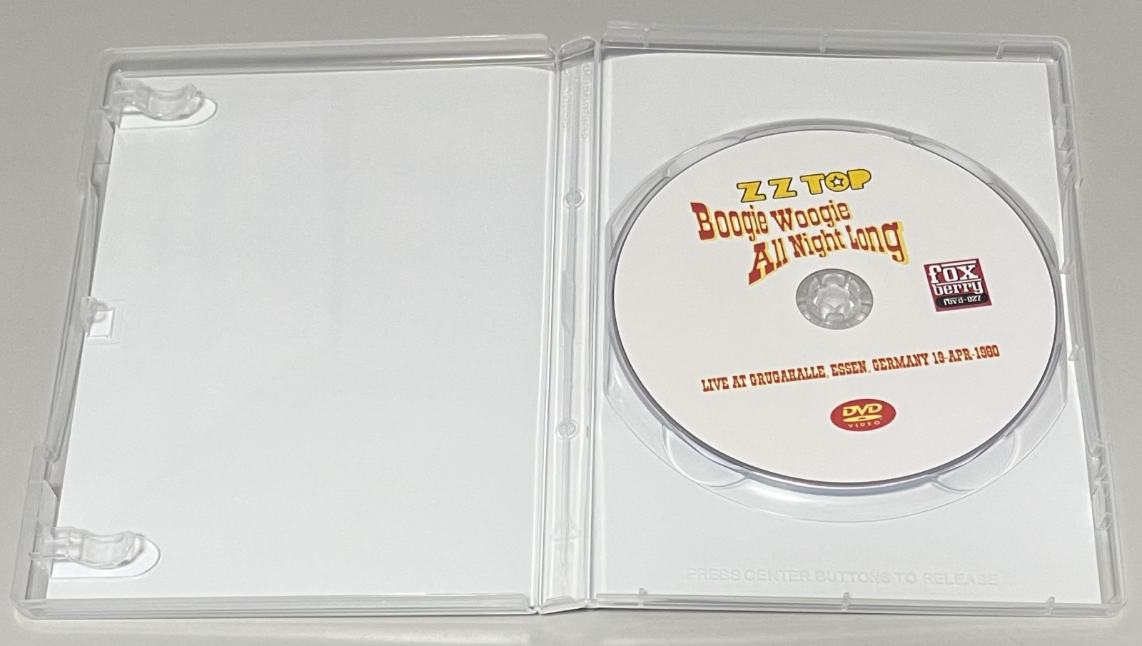 ZZ TOP / BOOGIE WOOGIE ALL NIGHT LONG (1DVD-R) FOXBERRY / FBVD-027