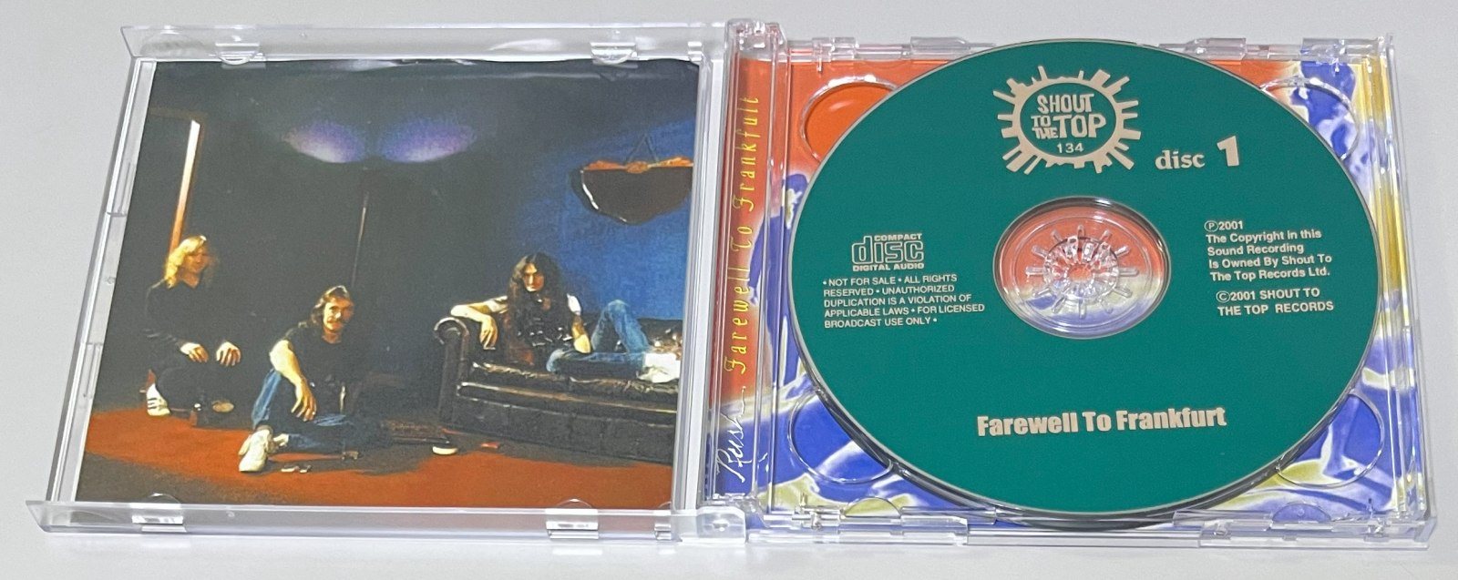 RUSH / FAREWELL TO FRANKFURT (2CD) SHOUT TO THE TOP / STTP 134/135