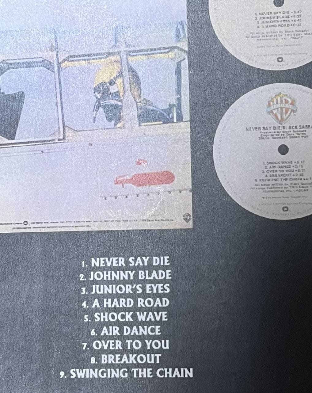 BLACK SABBATH / NEVER SAY DIE!: ORIGINAL US LP (1CD-R) GIFT TITTLE