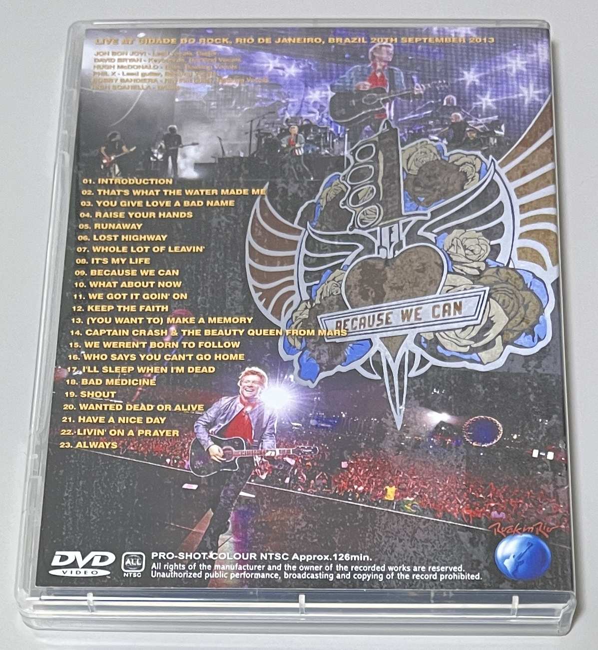 BON JOVI / ROCK IN RIO 2013 (1DVD) NO LABEL