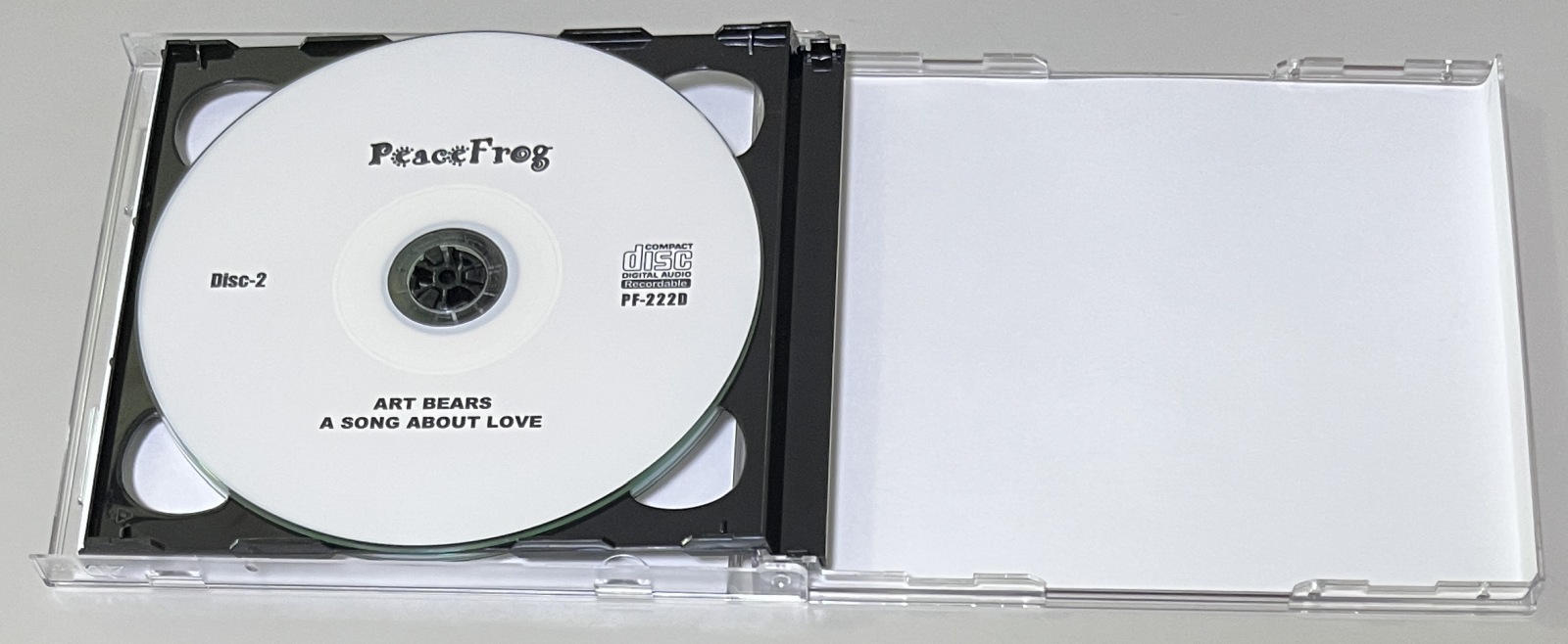 ART BEARS / A SONG ABOUT LOVE (2CD-R) PEACE FROG / PF-222D