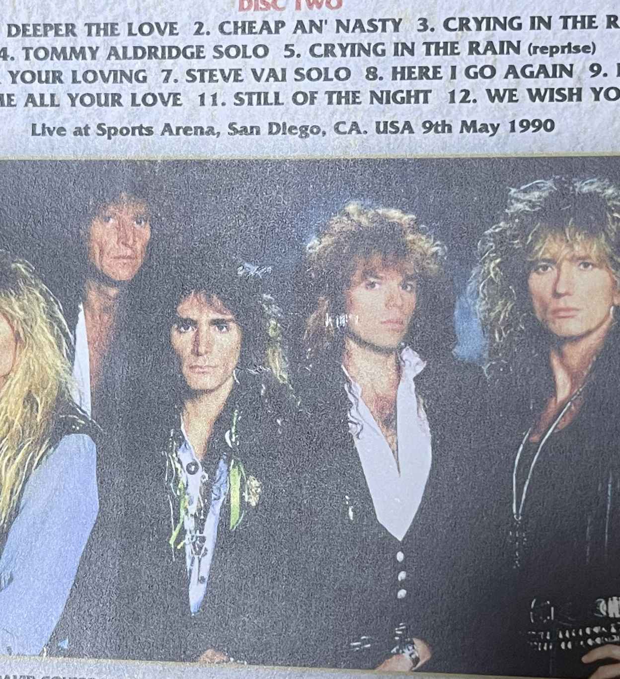 WHITESNAKE / SLIP IN SAN DIEGO (2CD-R) GIFT TITTLE