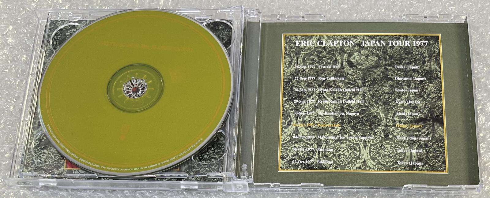 ERIC CLAPTON / SECOND NIGHT IN THE WEST OF FAR EAST (2CD) SILVER HORSE / SH-7703A/B